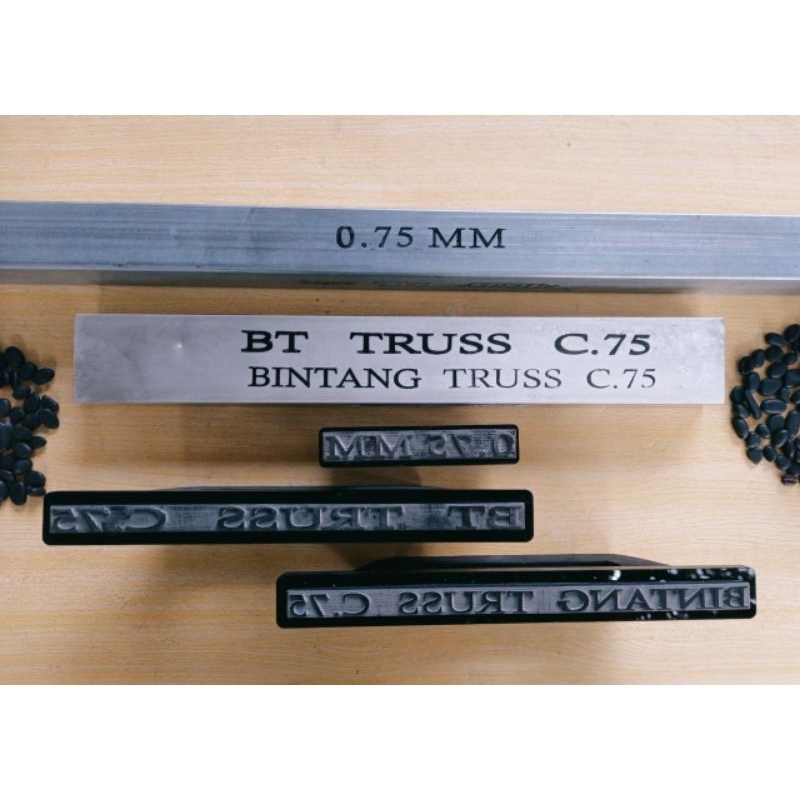 

Stempel Galvalum 2x10cm