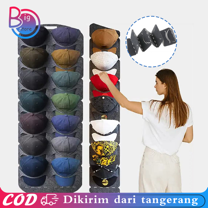 TEMPAT TOPI GANTUNG RAK TOPI GANTUNG TEMPAT TOPI SIMPAN GANTUNGAN TOPI DINDING KLIP TOPI MERASA