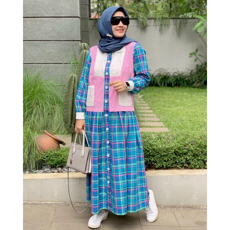 DFR CLOTH - NEW ABAYA PLAID GINGHAM