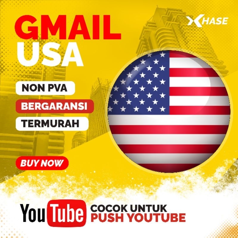 STOK TERBATAS GMAIL USA Non PVA FRESH