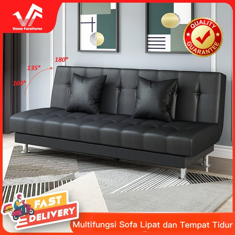 Sofa Multifungsi Lipat dan Tempat Tidur