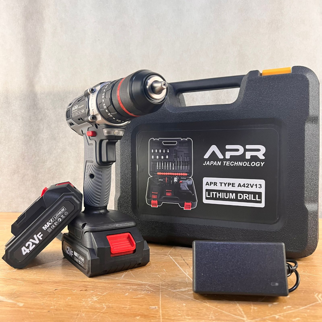 BOR CORDLESS APR JAPAN 42V KEYLESS CHUCK BESI IMPACT DRILL