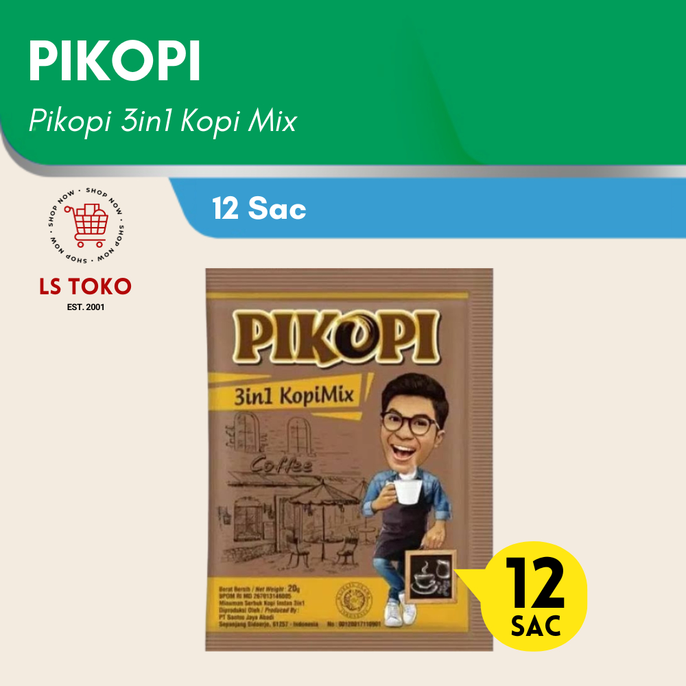 

Kopi Pikopi Gula Aren / Pikoppi Kopi 3in1 Kopi Mix Renceng