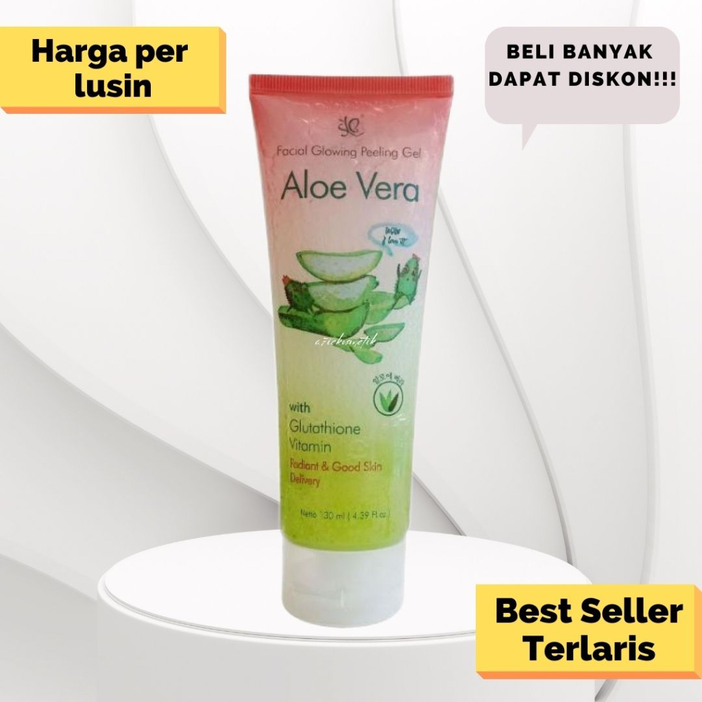 SYB Facial Glowing Peeling Face Wajah Scrub Gel Aloe Vera (BEST SELLER TERLARIS)