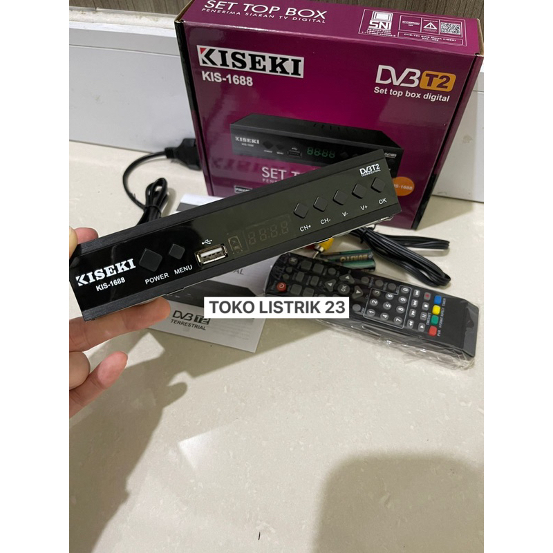 STB KISEKi DVB T2 analog to digital T1044