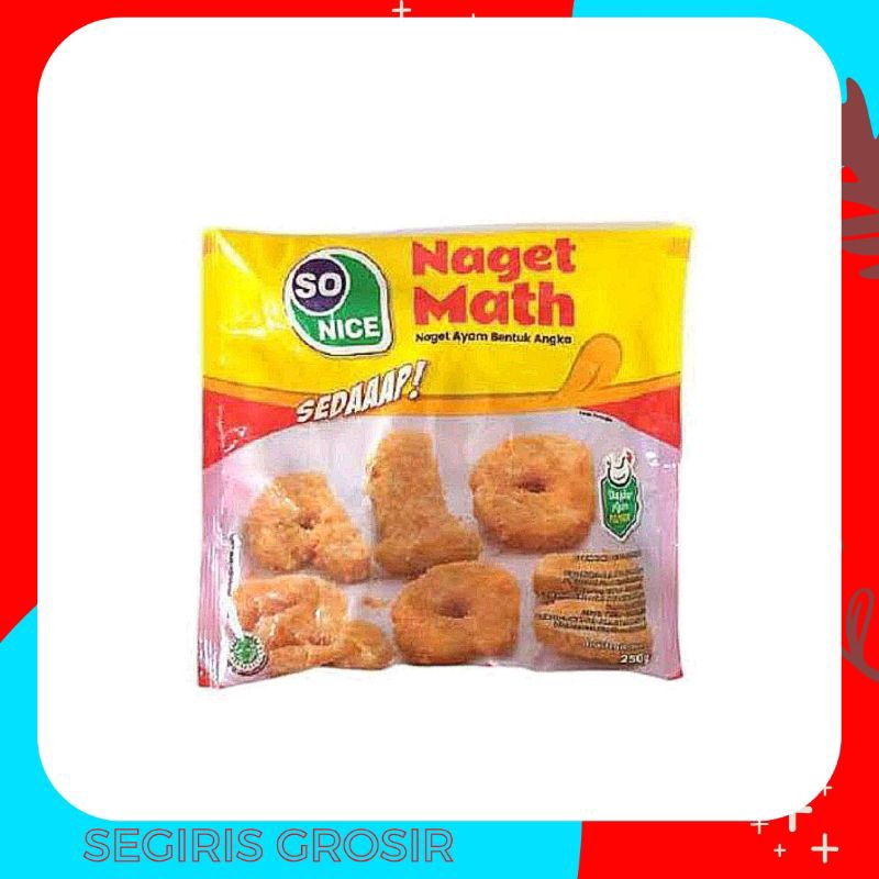 SO NICE SEDAAP NUGGET MATH AYAM 250gr