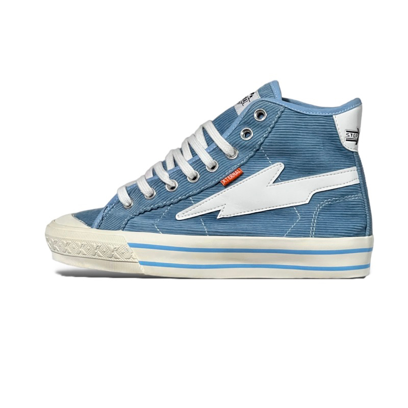 Xternal Storm High Corduroy Bluesky Sepatu Corduroy