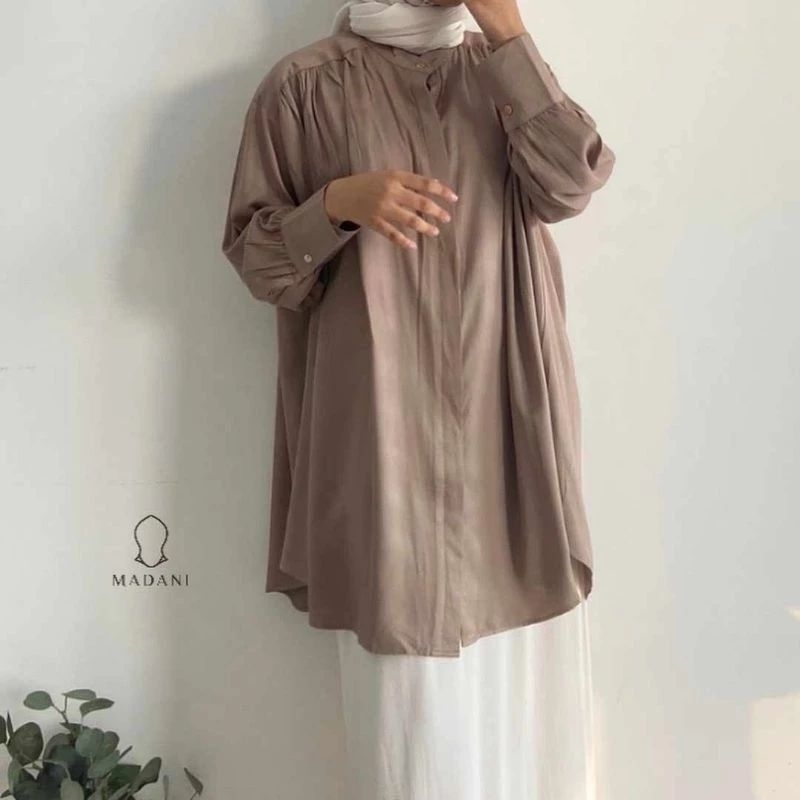 Tunik plain madani thelabel