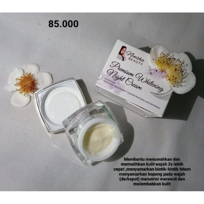 Nensha Beauty Premium Whitening Night Cream