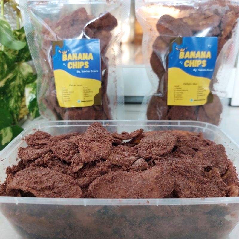 

kripik pisang coklat kering