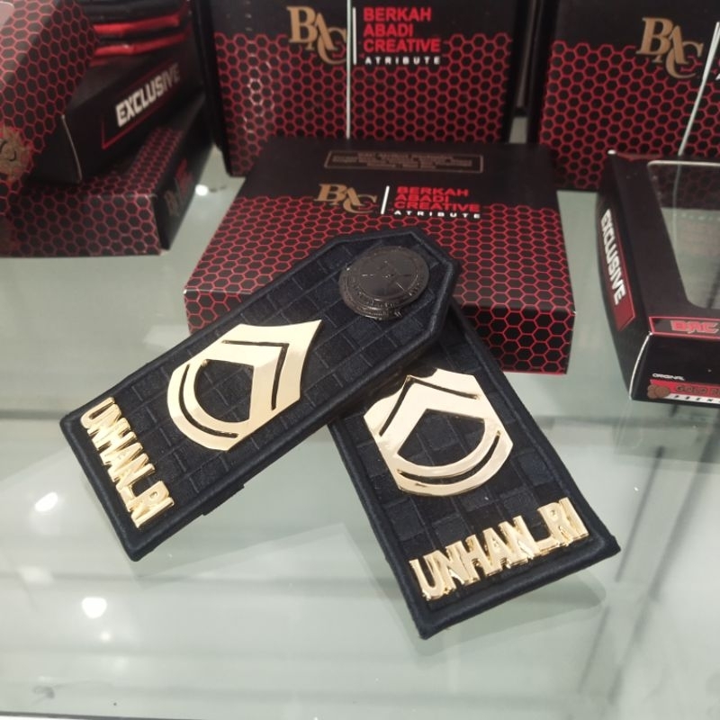 Chevron Unhan /Pangkat PDU UNHAN CHEVRON 2-2  Pangkat PDU UNHAN CHEVRON  Kain Hitam Mewah original