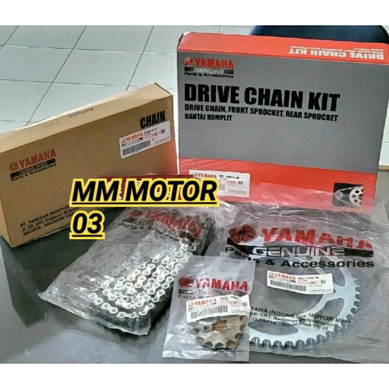 GEAR GEAR SET MT 15 XSR YAMAHA ORIGINAL YGP