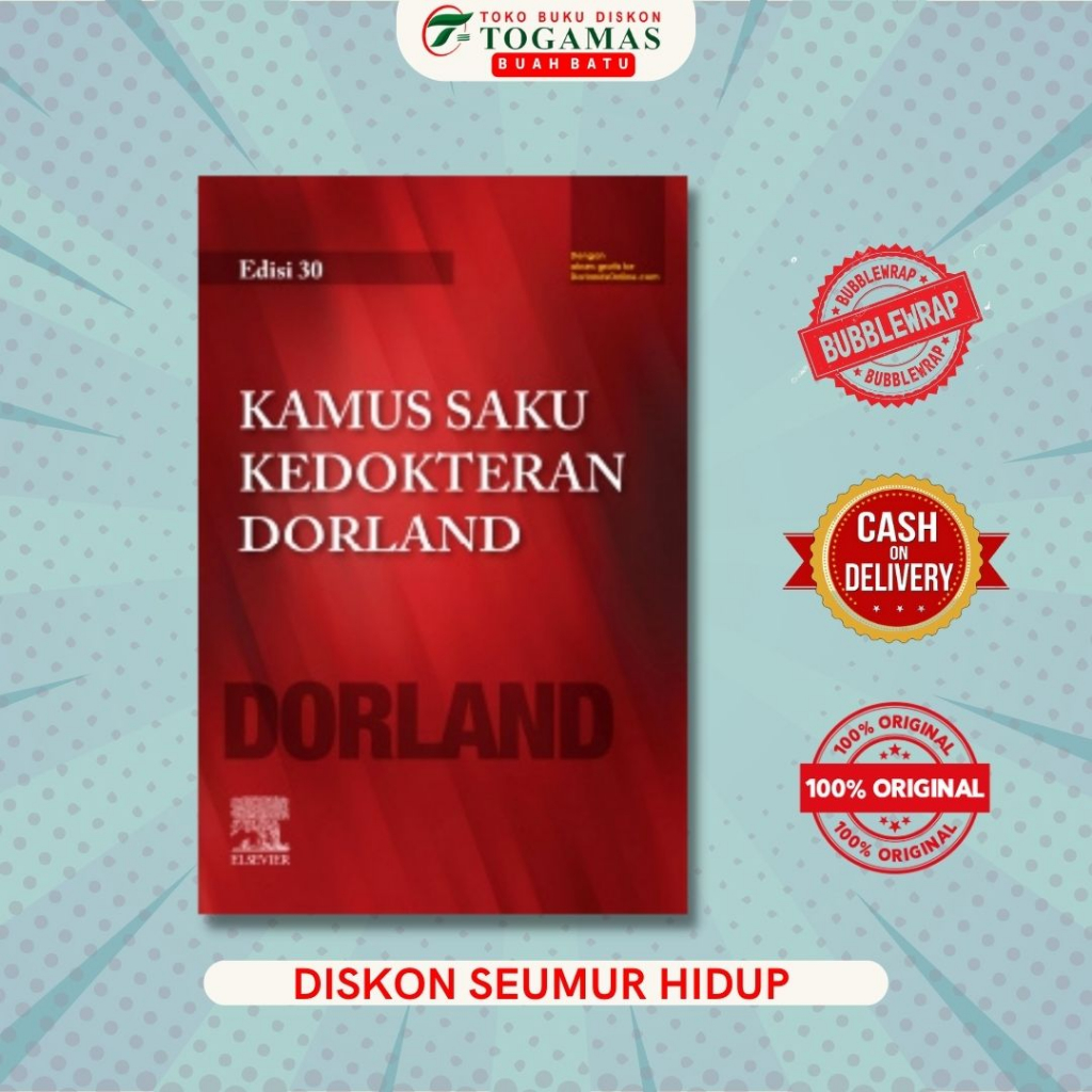 KAMUS SAKU KEDOKTERAN DORLAND ED. 30 [HC] - DORland