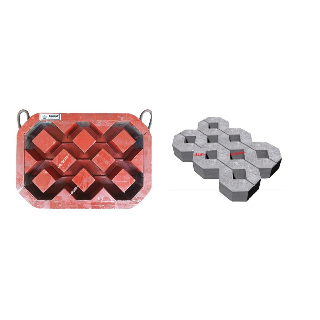 Cetakan Grassblock Uk.30x45 garis lurus/Cetakan Paving Rumput Rajawali