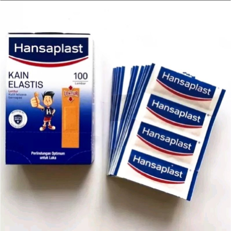 Hansaplast isi 100lembar/hansaplast luka/plester luka/HANSAPLAST