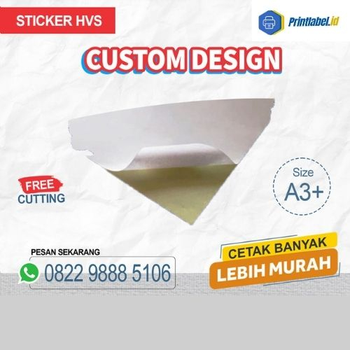 

CETAK STICKER HVS PRINT STIKER CUSTOM DESIGN