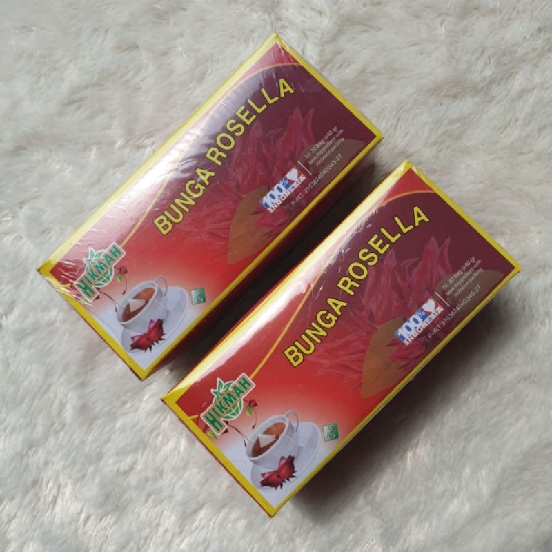 

TEH CELUP BUNGA ROSELLA HIKMAH HERBAL ASLI