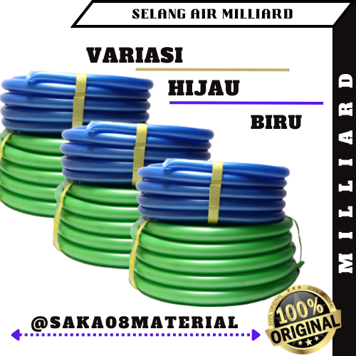 JUAL SELANG AIR 1/2 INCH 100 METER SUPERFLEX DOF MILLIARD ORIGINAL TERBARU / SLANG AIR 1/2" 100 M / 