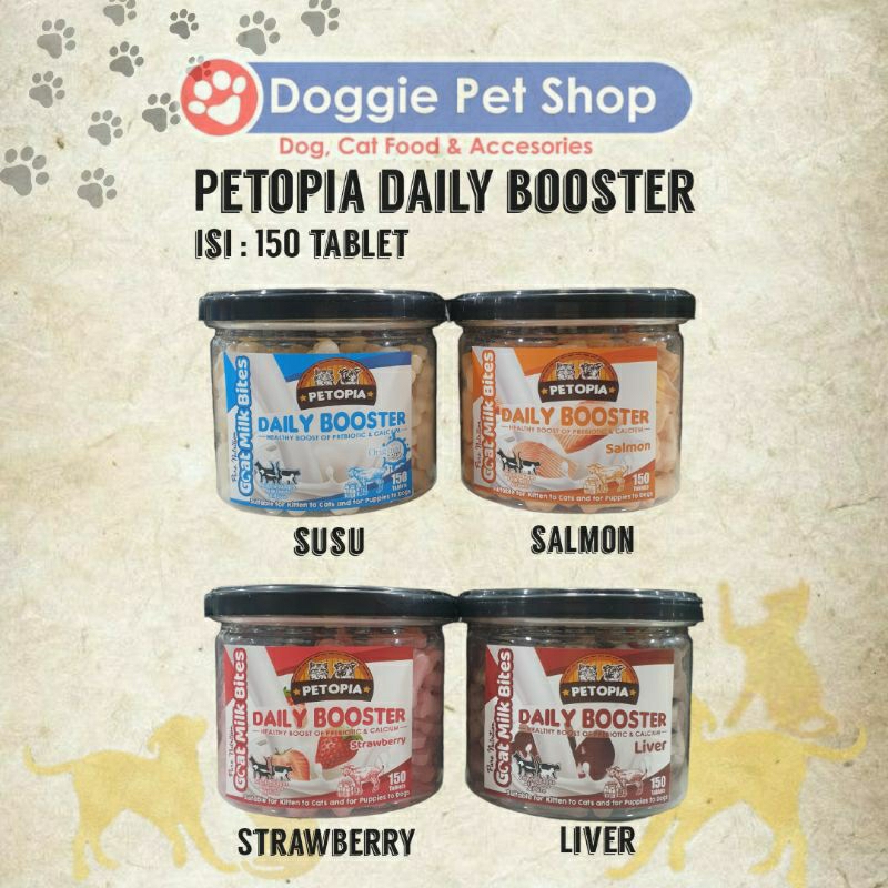 Petopia Daily Booster Goat Milk Bites 150 tab