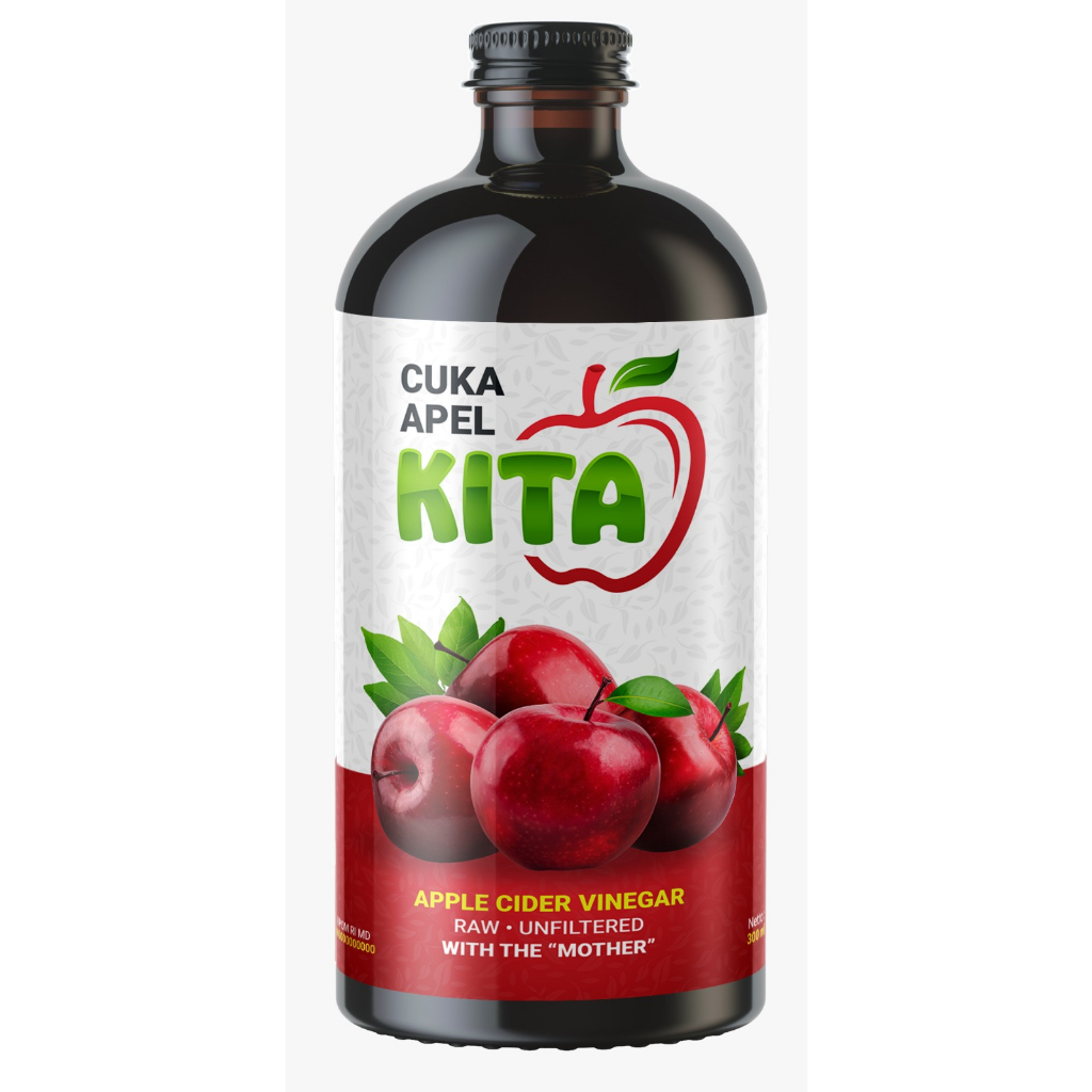 

Cuka Apel kita isi 300 ml Apple Cider Vinegar Premium Cuka Apel Organik With The Mother Untuk Diet