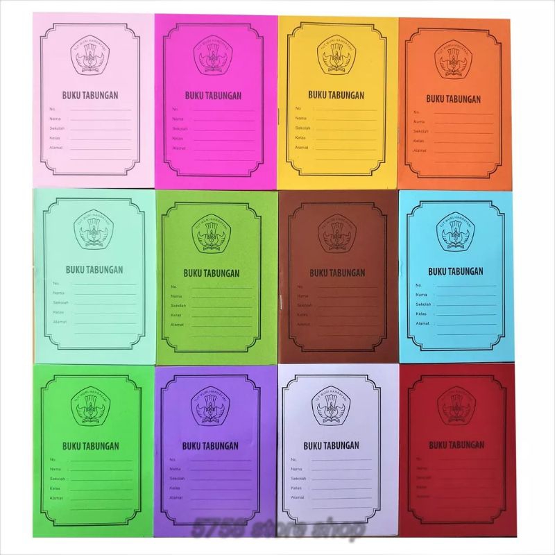 

Buku tabungan siswa sekolah 12 halaman