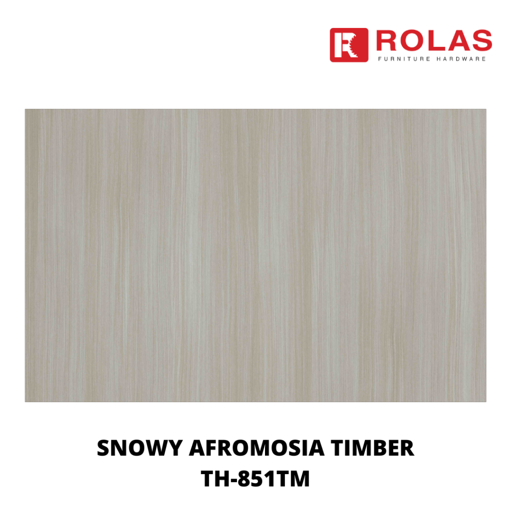 TACO HPL SNOWY AFROMOSIA TIMBER TH-851TM / HPL MOTIF KAYU / ROLAS