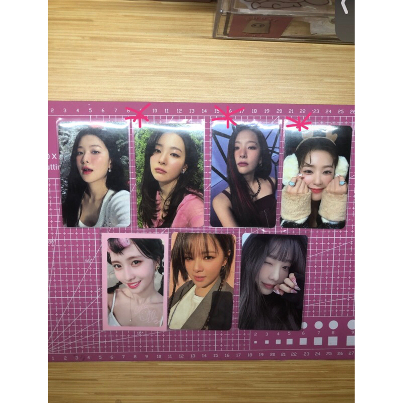 [ BACA DESC ] red velvet twice loona OFFICIAL photocard