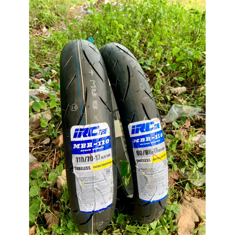 Ban irc mbr110 racing compound ring17 ( 90/80 110/70 ) tubeless 1ban