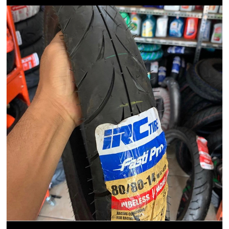 Ban irc fasti pro (80/80 90/80-14 100/80) ring 14 soft compound tubeless 1ban