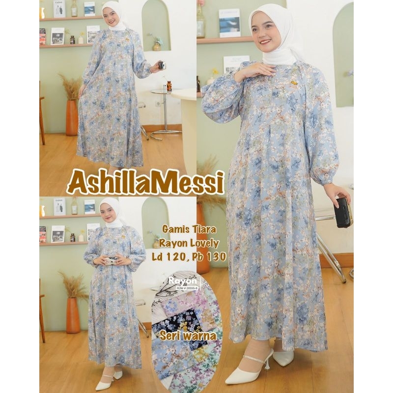 GAMIS TIARA BY ASHILLA MESSI/MATT RAYON TWILL/BAHAN ADEM