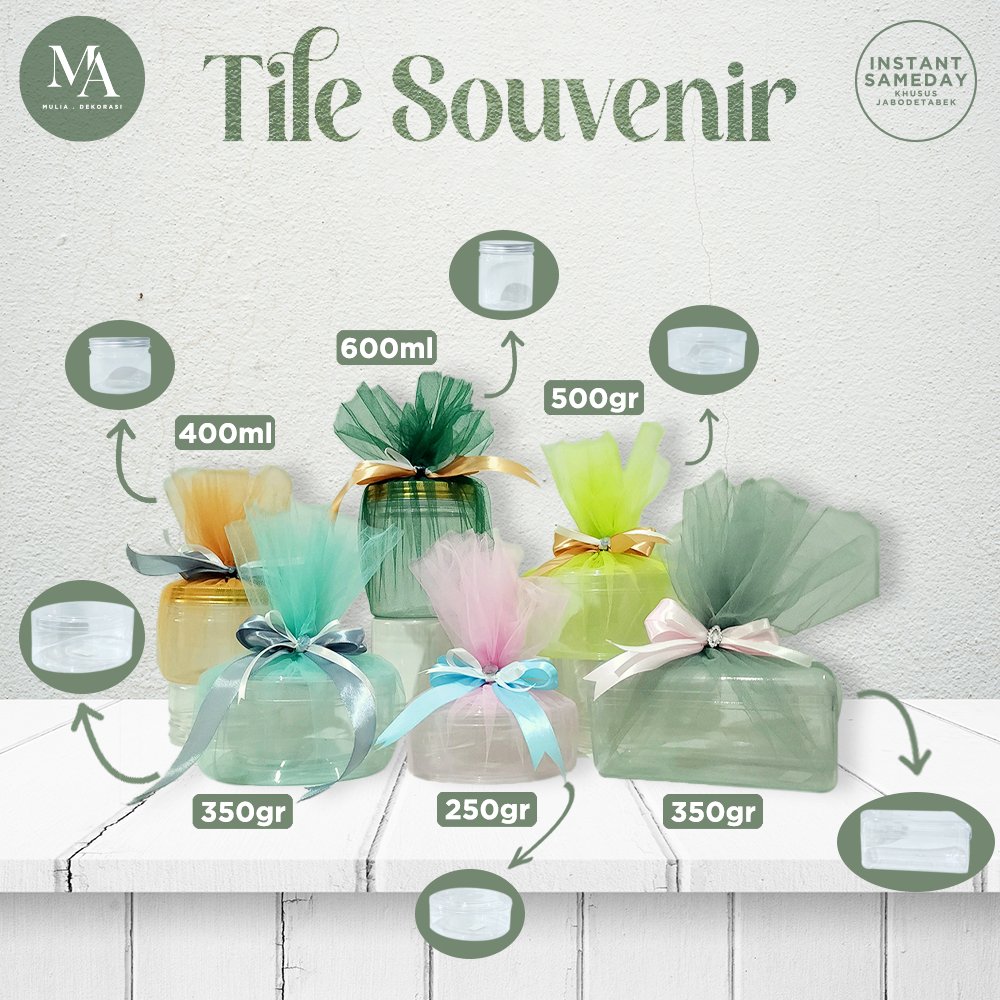 

Kain Tile Pembungkus Toples Souvenir Tulle Kaku Kantong Ukuran 250 350 500gr Hampers Bingkisan Jar Kotak Bulat Tanpa Jahit Serut