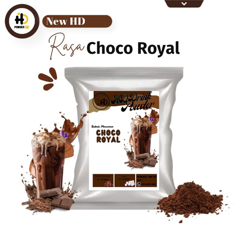 

Bubuk Minuman Rasa CHOCO ROYAL | Plain (tanpa gula)