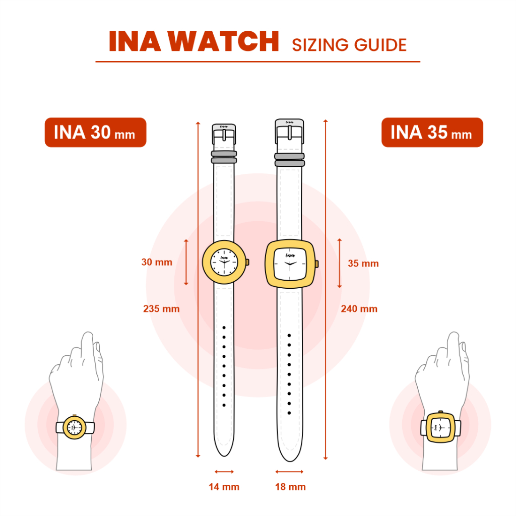 INA Watch Jam Tangan Kayu Sonokeling Seri Gambyong