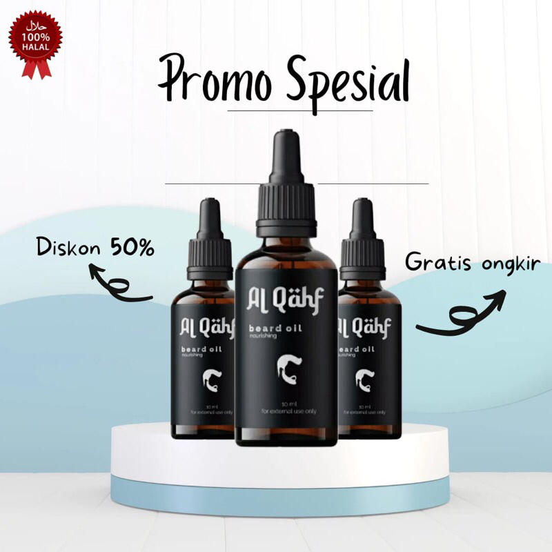 SERUM PENUMBUH RAMBUT JENGGOT AL QAHF penumbuh jambang brewok kumis