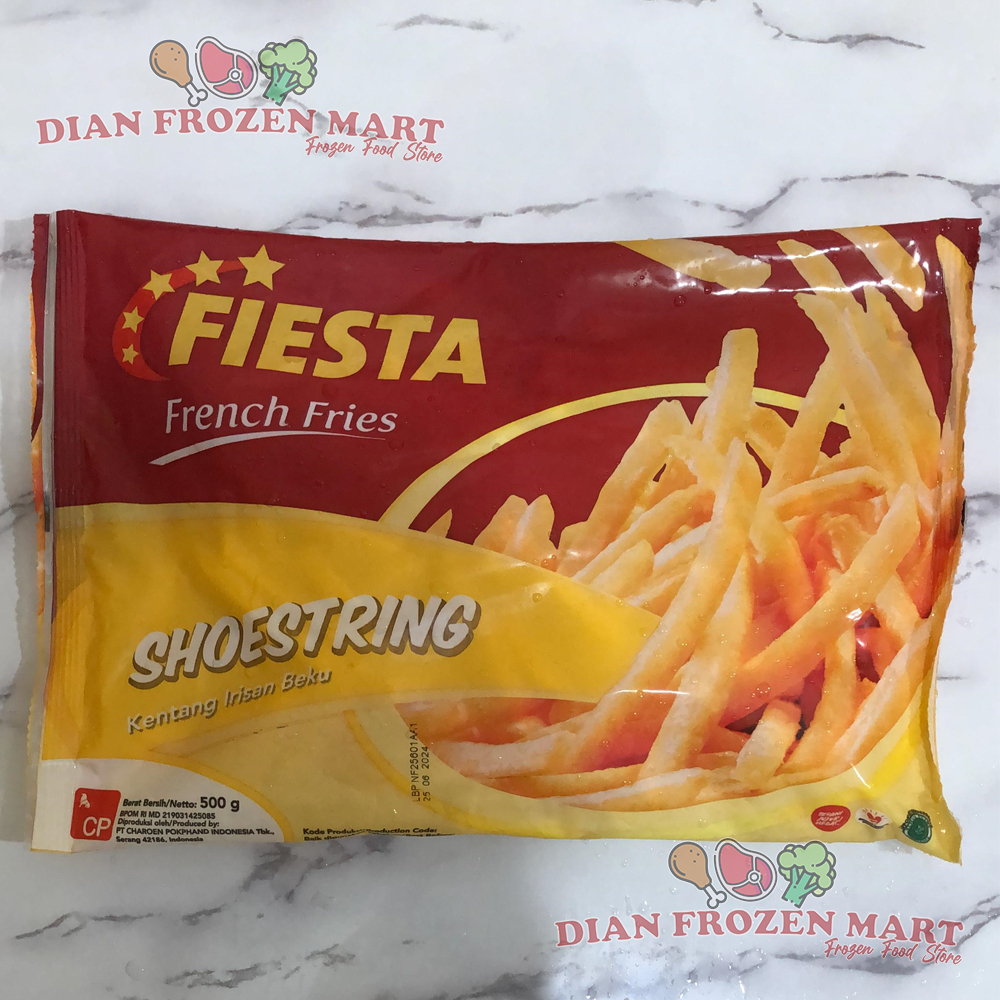 

Fiesta french fries shoestring 500 Gr | Kentang Goreng