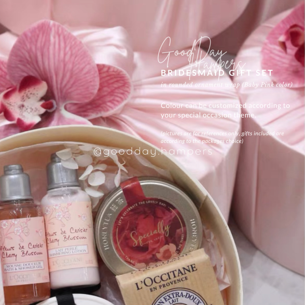 

Bridesmaid GiftSet Package | Brides maid gift box paket lengkap hampers souvenir - with Ornament Wrap Custom