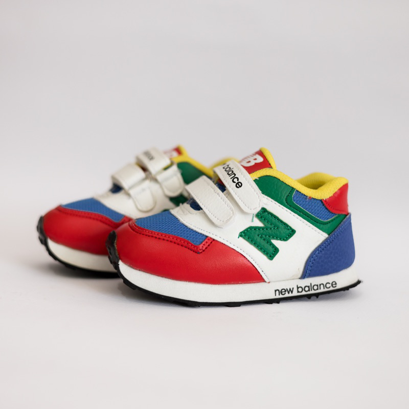 Sepatu Anak New Balance Biru Merah Hijau