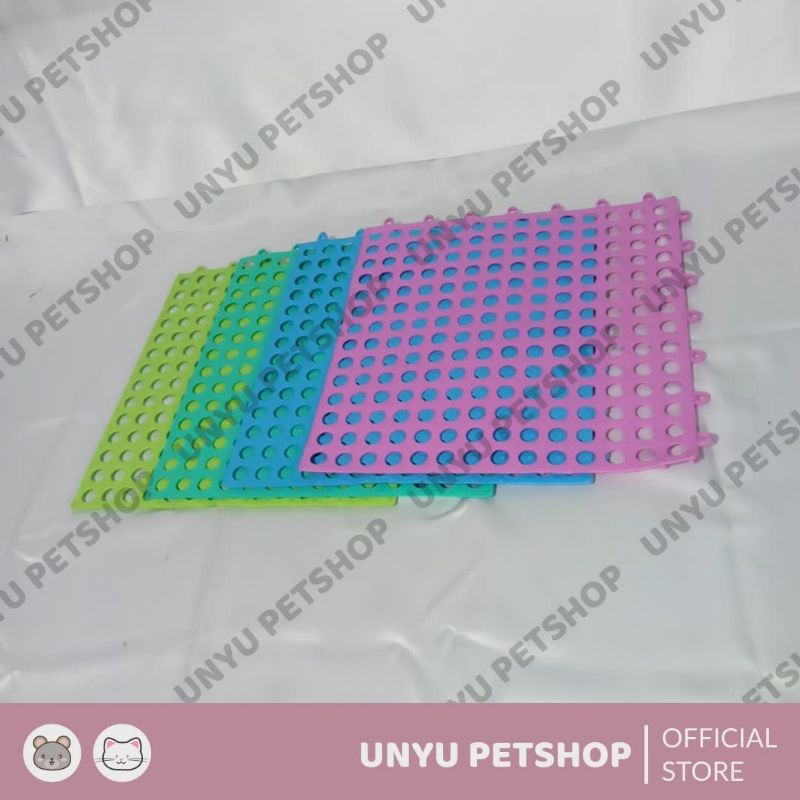 Alas kandang kucing kelinci bahan karet plastik MURAH