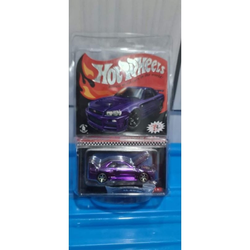 Hotwheels RLC R34 ungu