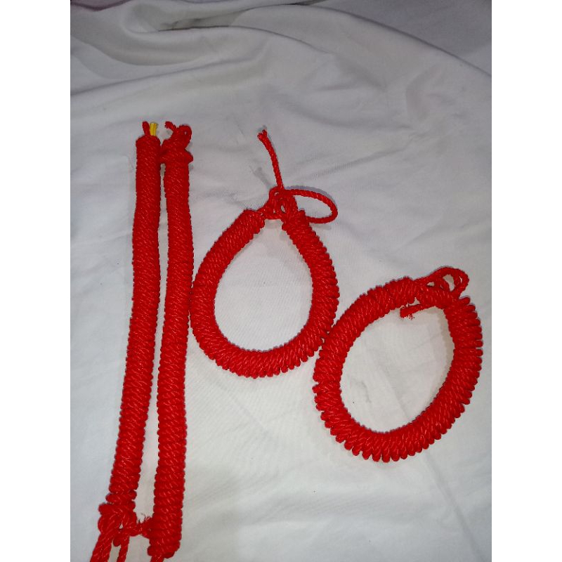 grosir tali tambang pramuka merah (5 meter)