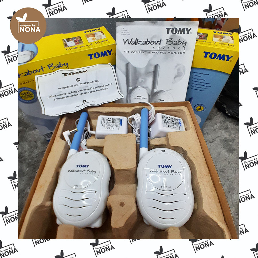 Baby Monitor Walkie Talkie | Tomy Walkabout Baby Advance Monitor