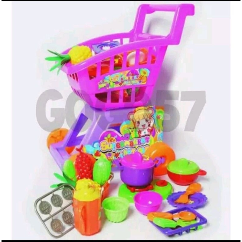 MAINAN ANAK TROLI SUPERMARKET JUMBO MAINAN ANAK TROLLEY ANAK