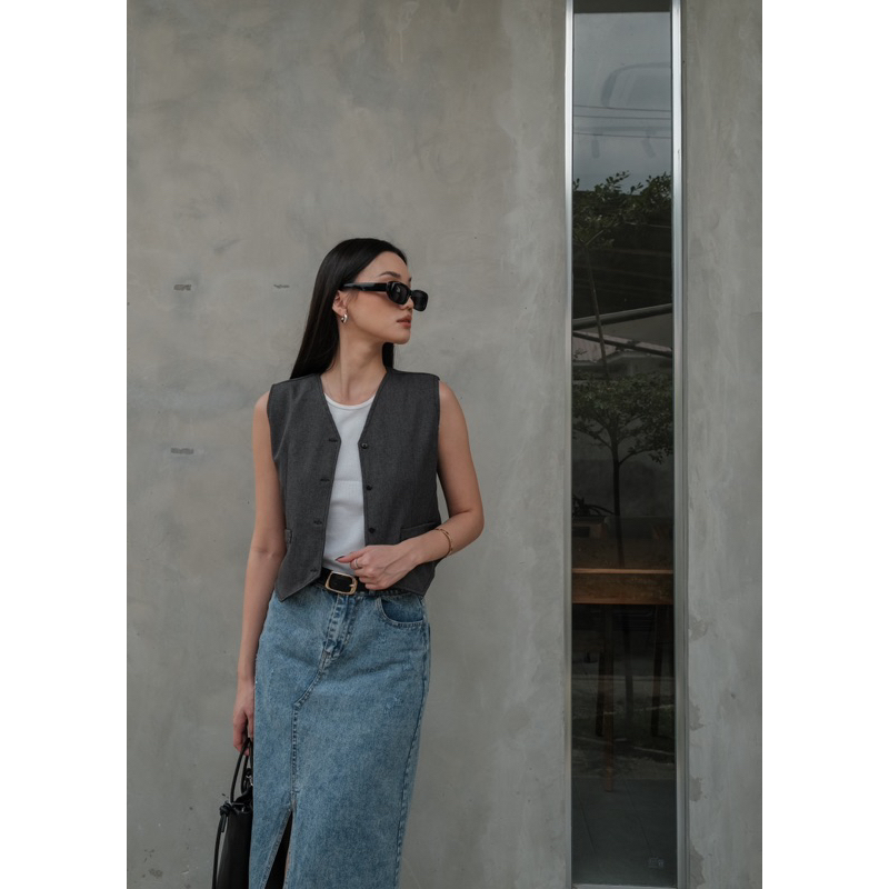 Marrie Vest - Baju Wanita Korea