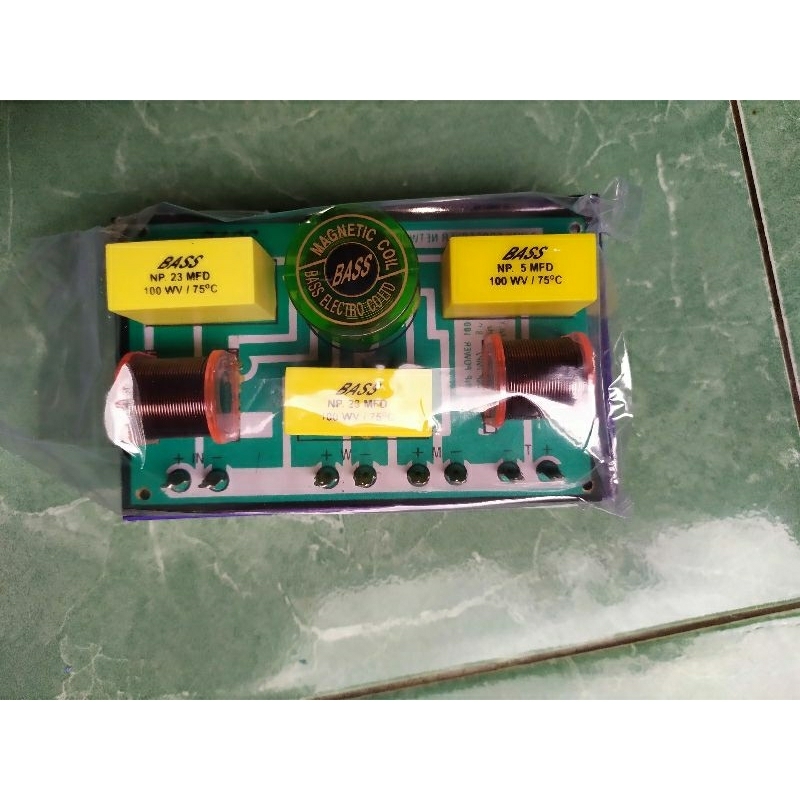 crossover pasif 3 way bass