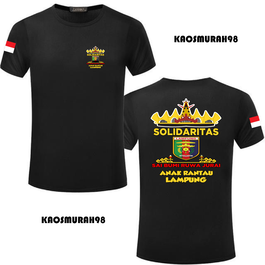 BAJU KAOS DISTRO SOLIDARITAS ANAK RANTAU LAMPUNG
