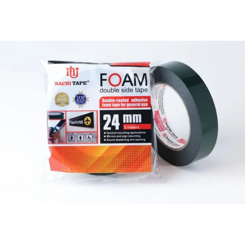 

DOUBLE TAPE FOAM NACHI 1 inch (24mm x 5 meter)