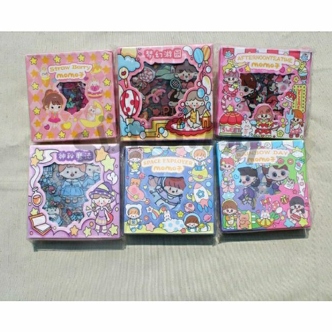 

Sticker MOMO RAINBOW 2D PVC Anti Air Viral