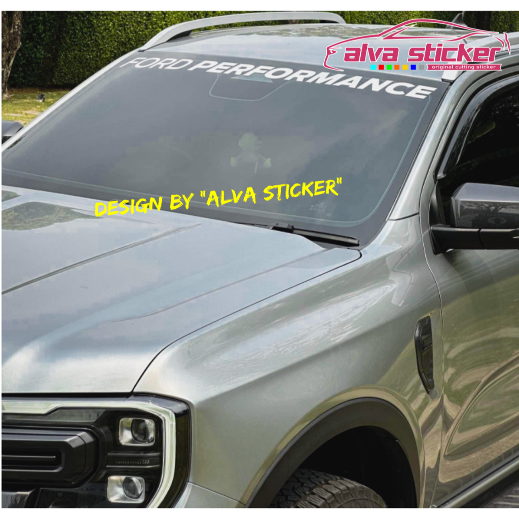 sticker ford stiker ford performance cutting stiker kaca depan mobil ford ranger ecosport fiesta eve