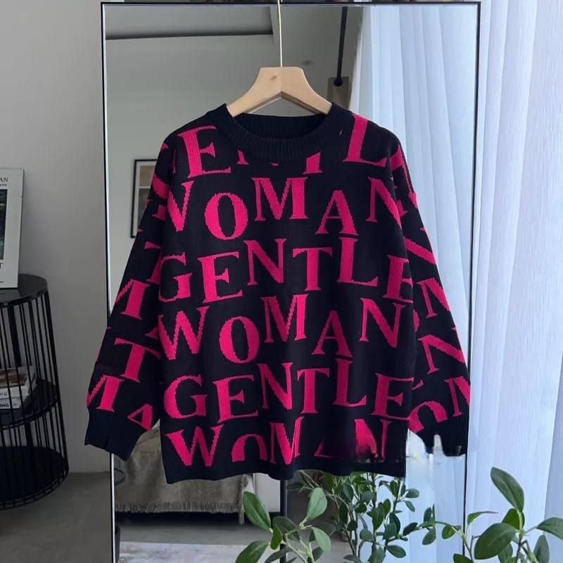 Sweater Rajut Jumbo Wanita Korean Style Women And Gentleman Import