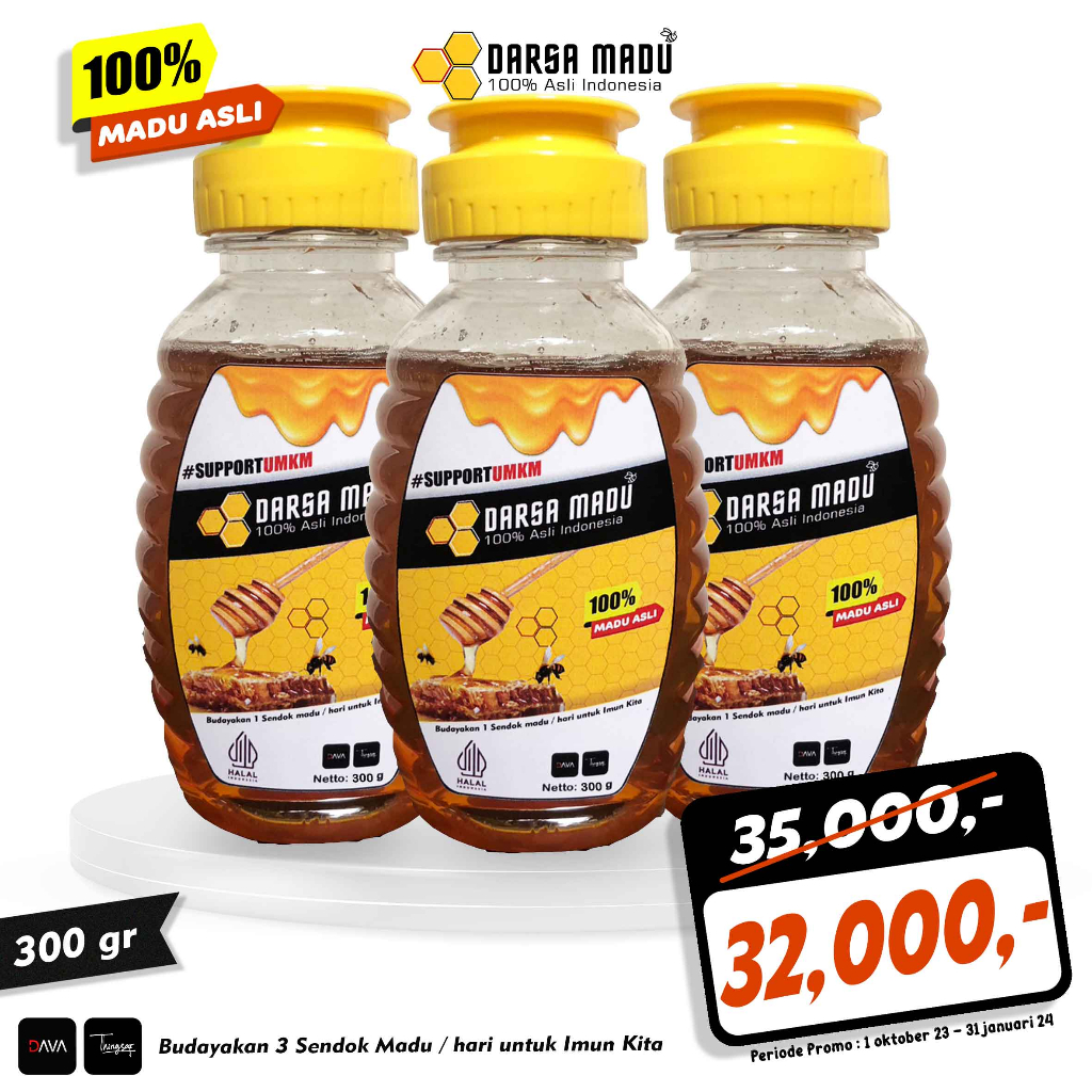 

Madu murni 300gr - Darsa Madu